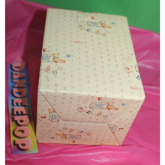 Enesco Cherished Teddies Figurine Stormi Hark The Herald Angels Sing 1996 In Box - Picture 5 of 14